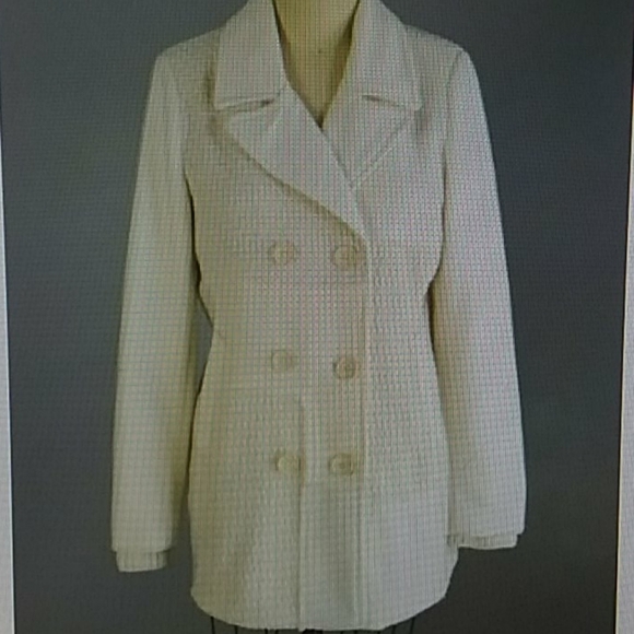Desigual new Pakaian jadi wanita ivory coat jacket - Picture 1 of 15